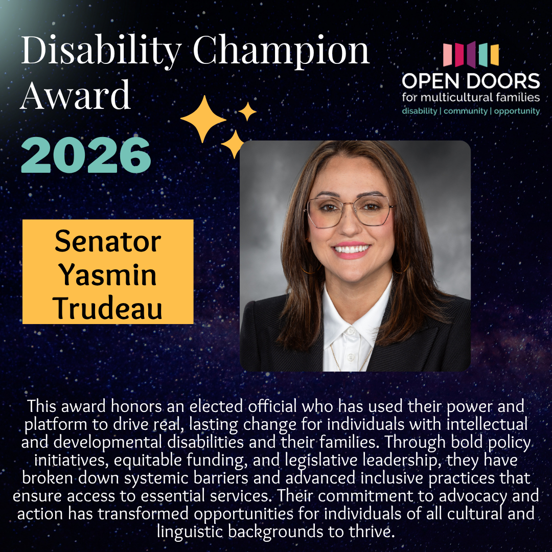 May contain a person recognized for disability advocacy.